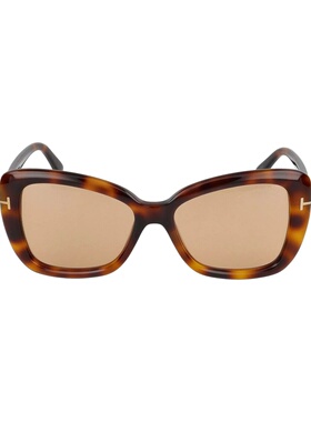 1h可退 TOM FORD 女士眼镜 FT100853E AW2025 花色 logo标识太阳