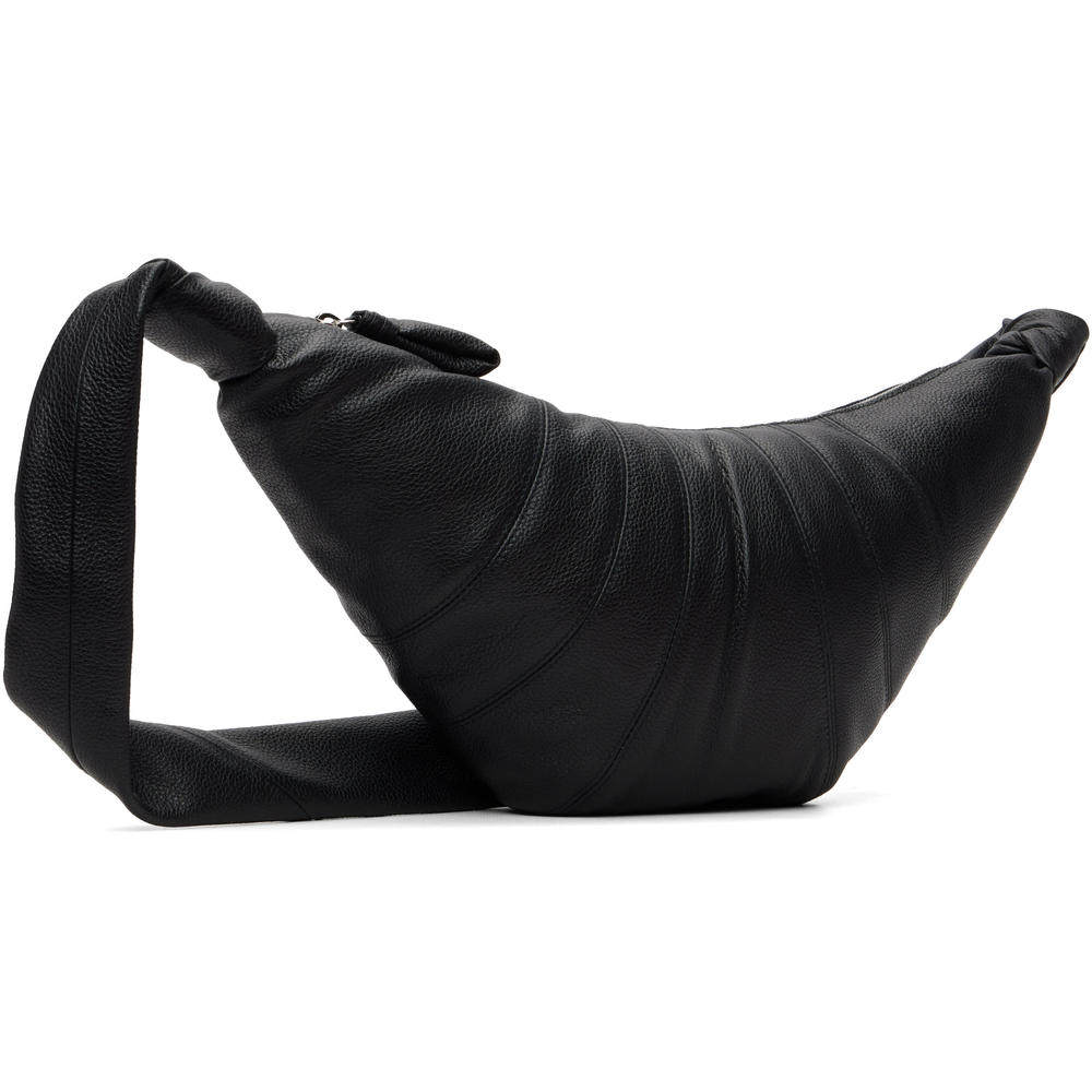 1h可退 香港直邮潮奢 Lemaire 男士 黑色中号 Croissant 单肩包 B,淘宝优惠券,粉丝福利购,淘宝优惠卷