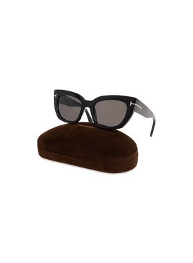 1h可退 TOM FORD 女士太阳镜 FT119005301A CO 黑色 Sunglasses