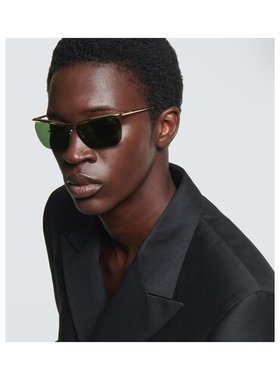 1h可退 潮奢 Celine 思琳 男士 矩形太阳眼镜 green绿色 舒适时尚