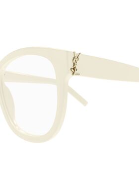 SAINT LAURENT 女士眼镜 SLM97006 SS2025 白色 全框平光镜