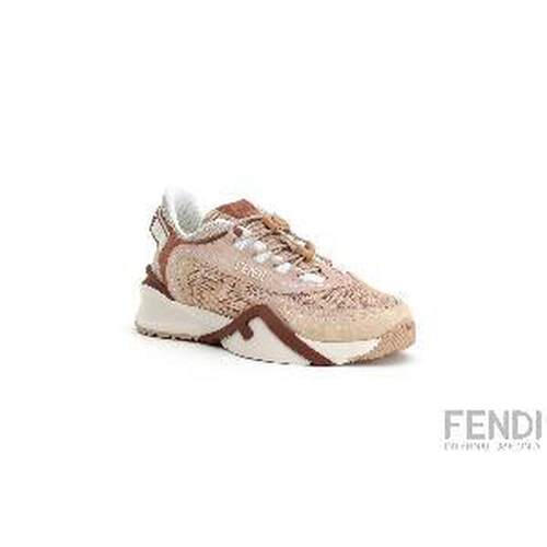 FENDI 女士运动鞋 8E8620AYF9F1TYW SS2026 花色 Flow 低帮运动鞋 - 图0