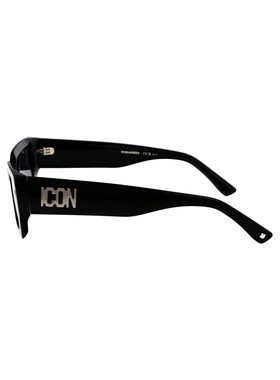 1h可退 DSQUARED2 女士太阳镜 ICON0017S8079O CO 黑色 ICON 0017