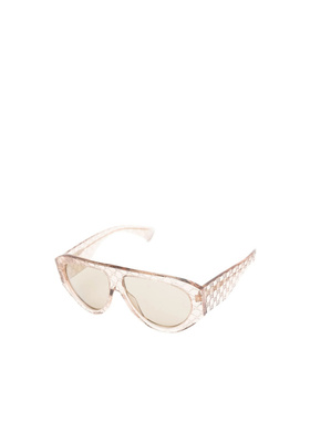 GUCCI 女士眼镜 859507J07429723 SS2026 古驰白色几何 太阳镜