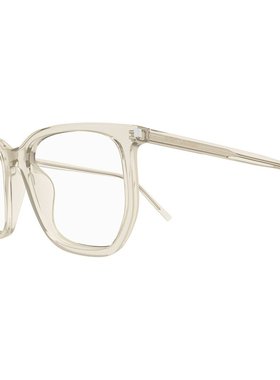 1h可退 SAINT LAURENT 男士眼镜 SL802004 SS2025 白色 全框平光