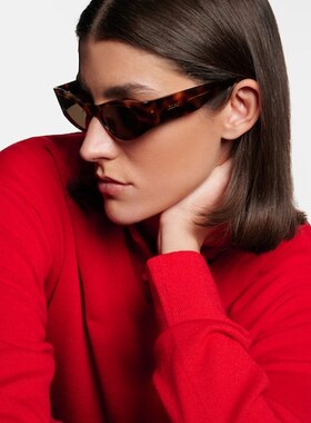 LOEWE 罗意威 女士 Paula's Ibiza 反射猫眼太阳眼镜
