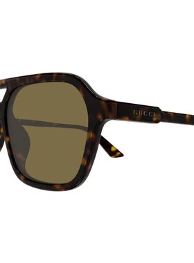 GUCCI 男士眼镜 GG1823SA002 SS2025 绿色 全框太阳镜古驰