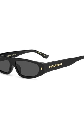 1h可退 DSQUARED2 女士眼镜 D20184GS807 SS2026 黑色 DSQUARED2