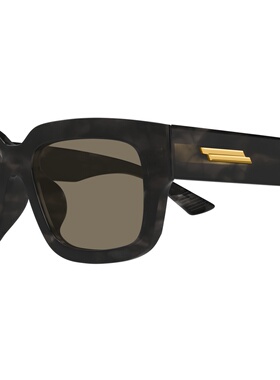 BOTTEGA VENETA 男士眼镜 BV1359SA003 SS2026 黑色太阳镜