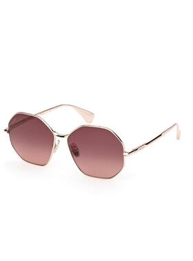 MAX MARA 女士眼镜 MM016828F AW2025 粉红色 全框太阳镜配饰