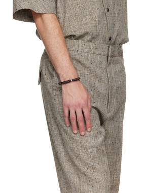 Bottega Veneta 葆蝶家 男士 编织手环 838329V507C手链配饰