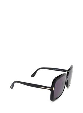 TOM FORD 女士眼镜 FT115601A AW2024 灰色 徽标太阳镜