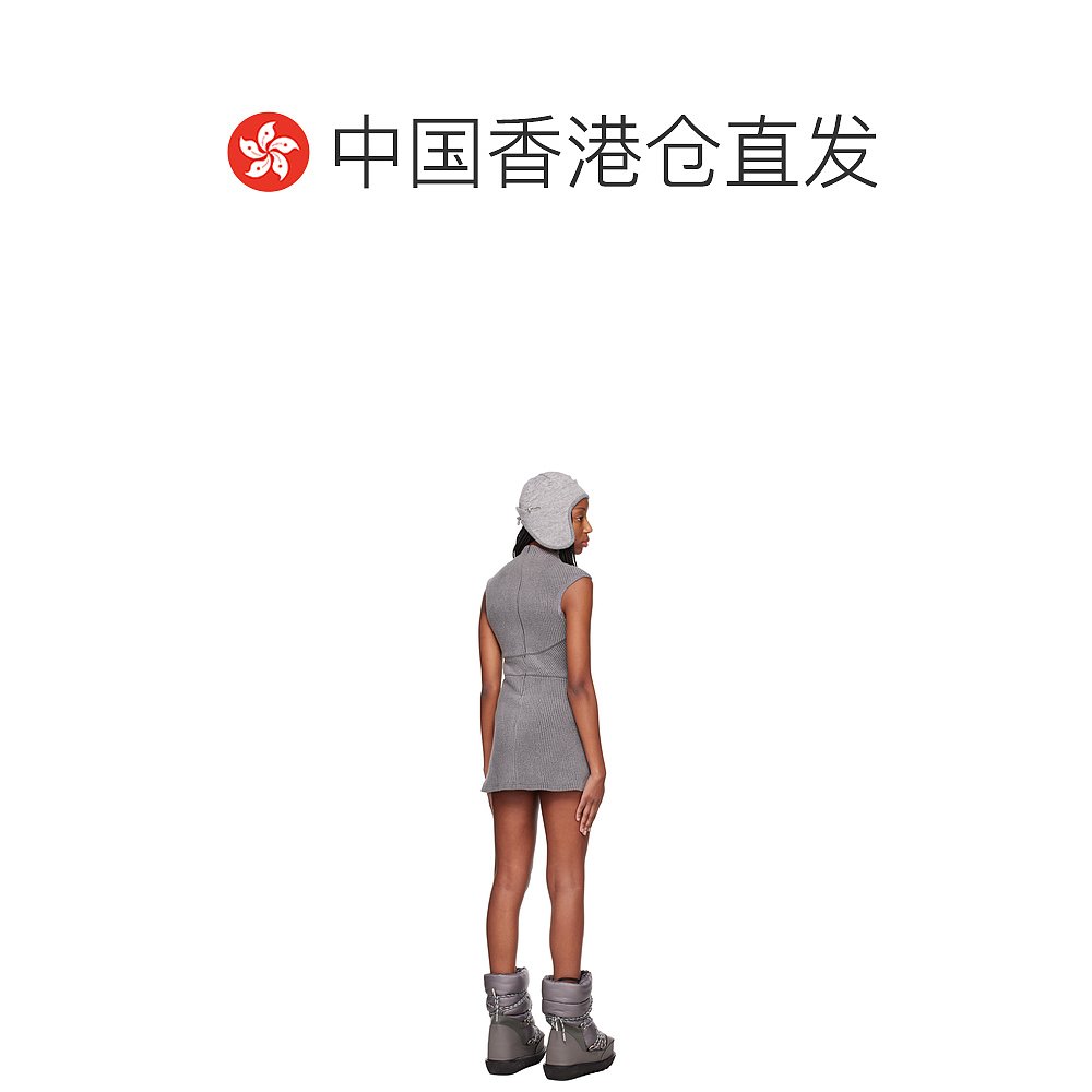 香港直邮潮奢 Hyein Seo 女士 灰色 Helix 连衣裙