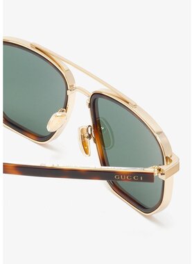Gucci 古驰 女士 Eyewear 领航员镜框太阳镜 859577I3330配饰