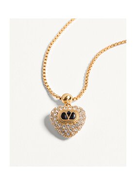 VALENTINO 女士项链 WJ0BA9VTIRG5 AW2025 金色 COEUR ROYAL 属、