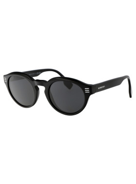 BURBERRY 男士太阳镜 0BE4404300187 SS2025 黑色 Sunglasses