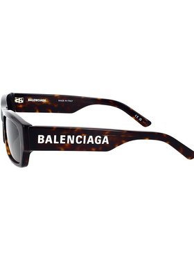 BALENCIAGA 女士太阳镜 BB0261SA002-1 SS2023 棕色巴黎世家