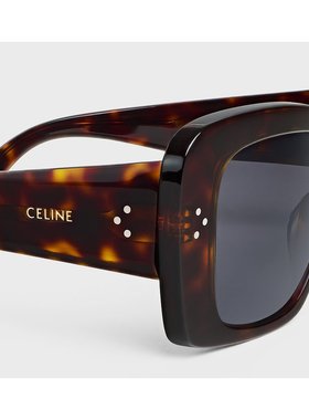 CELINE 女士太阳镜 4S321CPLB19TR SS2025 褐色 全框太阳镜