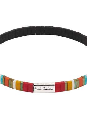 潮奢 Paul Smith 保罗 史密斯 男士 Stripe Flat Bead 手链 M1ABR