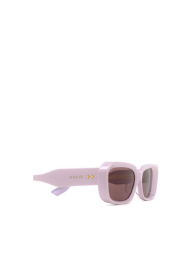 GUCCI 女士眼镜 GG1531SK003 SS2024 棕色 几何框古驰配饰太阳镜