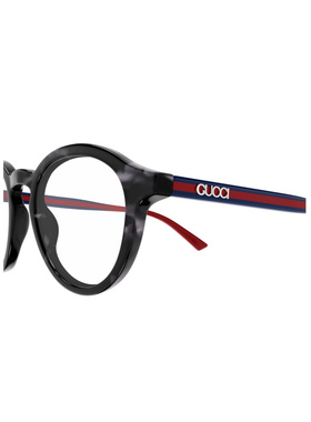 GUCCI 男士眼镜 GG1871O004 SS2025 绿色 圆框眼镜古驰