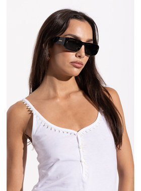 JACQUEMUS 男士太阳镜 JAC1950C1SUN CO 黑色 Sunglasses