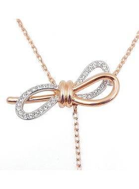 SWAROVSKI Lifelong Bow Y形蝴蝶结项链5447082