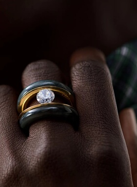 奢淘 Dior 摇滚戒指 女 R3113WOMRS配饰婚戒