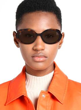 潮奢 LOEWE 罗意威 女士 太阳眼镜 brown棕色 舒适时尚