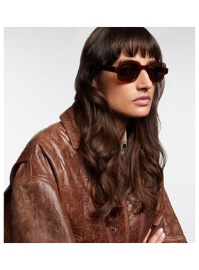 1h可退 潮奢 Saint Laurent 圣罗兰 女士 SL 720 方框太阳眼镜