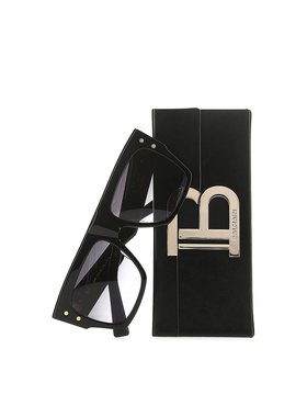 BALMAIN 男士太阳镜 BPS100A56 SS2023 黑色 B-I太阳镜