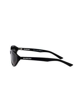 BALENCIAGA 女士太阳镜 BB0404SK001 SS2025 黑色 Sunglasses