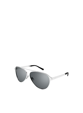 SAINT LAURENT 男士眼镜 SL734003 CO 灰色 飞行员太阳镜