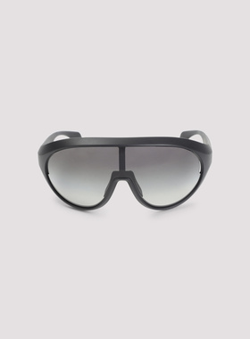 Moncler 盟可睐 男士 VISOR 黑色太阳眼镜 MU01F0001GBLKMB0909