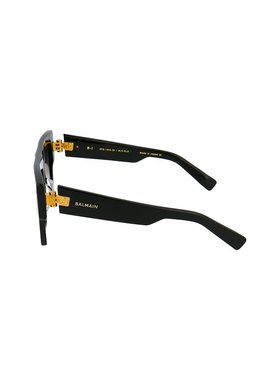 BALMAIN 女士太阳镜 BPS100A56A AW2024 黑色 B-I