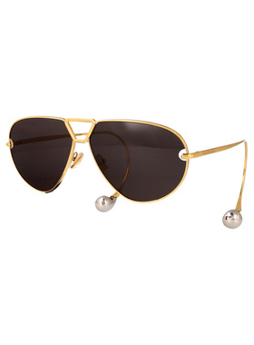 BOTTEGA VENETA 女士眼镜 BV1437S001 CO 金色 BV1437S