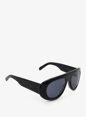 CELINE 女士眼镜 4S340CPLF38NO SS2026 黑色 全框太阳镜