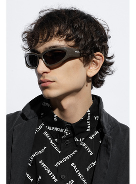 BALENCIAGA 男士太阳镜 658745T00071538 SS2025 灰色