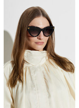 TOM FORD 女士太阳镜 FT125205201B CO 黑色 Sunglasses