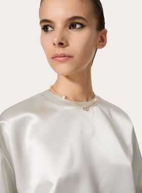 VALENTINO 女士项链 WJ0W72QVSY49 AW2025 黄色 VLOGO徽标项链