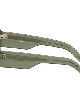 潮奢 rick owens 瑞克 欧文斯 男士 绿色 Documenta 太阳镜 RG000