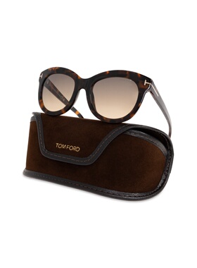 TOM FORD 女士太阳镜 FT118905352F CO 棕色 Sunglasses