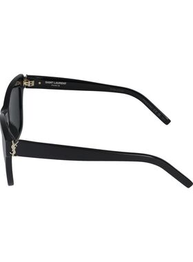 Saint Laurent 圣罗兰 女士 BLACK-BLACK-BLACK 醋纤太阳眼镜 SLM