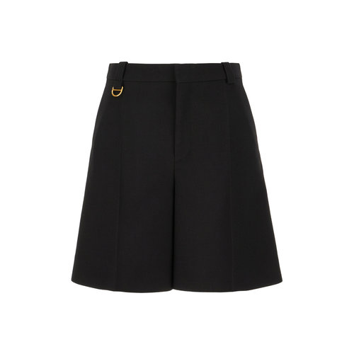 CHLOÉ 女士短裤 CH25SSH07302001 SS2025 黑色 SHORTS - 图3