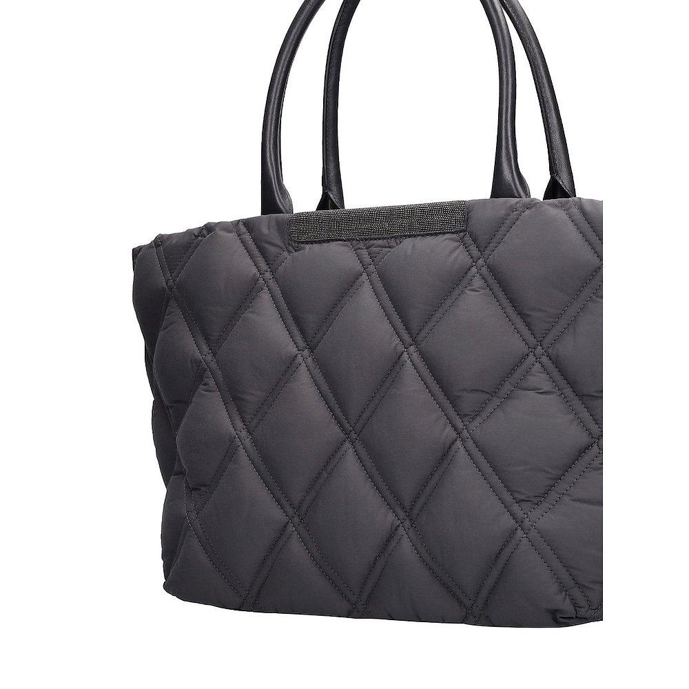 香港直邮潮奢布内罗·古奇塔夫绸 天猫国际探物中国香港女士包袋