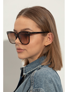 1h可退 TOM FORD 女士太阳镜 FT0958D05552F CO 棕色