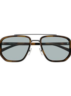 GUCCI 男士太阳镜 GG2073S002 CO 银色 矩形太阳镜古驰