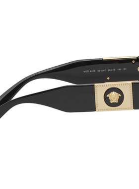 1h可退 VERSACE 男士太阳镜 0VE4406GB187BLACK AW2023 灰色