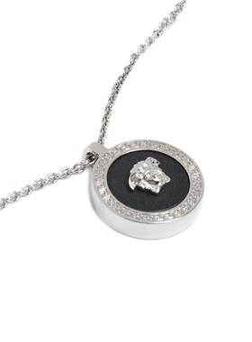 VERSACE 男士项链 DG17255DJMR4J750 CO 灰色 COLLANA CON PENDEN