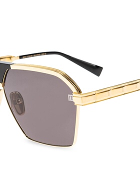 BALMAIN 女士太阳镜 BPS177A60GLD AW2025 金色